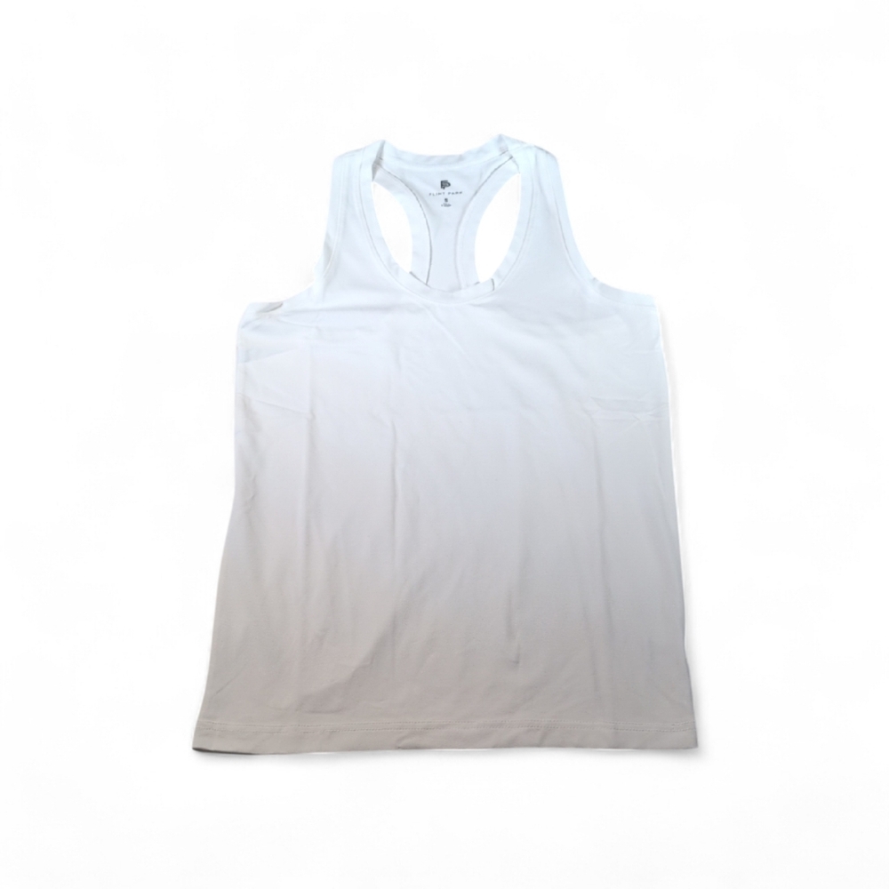 Flint Park White Volley Tank Size Small